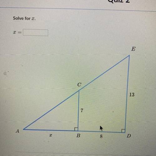 Solve for x please help me!!