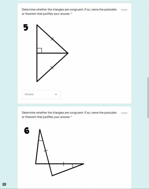 ￼ I need help the answers that are there are

SSS
SAS
ASA
AAS
HL and 
Not enough information