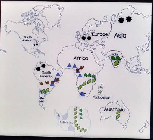 Of the evidence shown, which are geologic evidence?