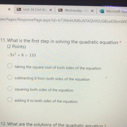 Please answer need help for quiz will give brainliest answer