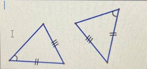 Are these congruent by SSS, SAS, AAS, ASA?