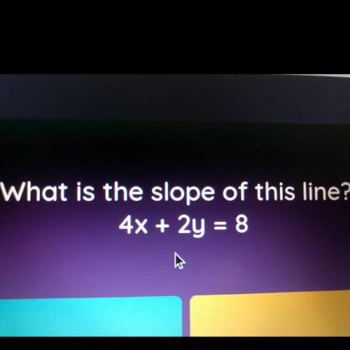 What is the slope of this line? Plz