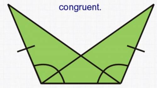 Which postulate/theorem proves the two larger triangles are congruent?