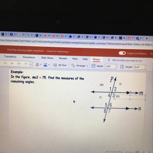 Find the missing angles