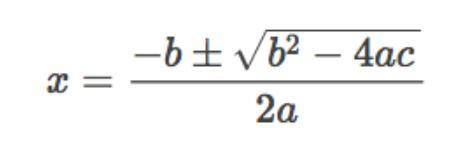 Solve using the Quadratic Formula. Show all your work