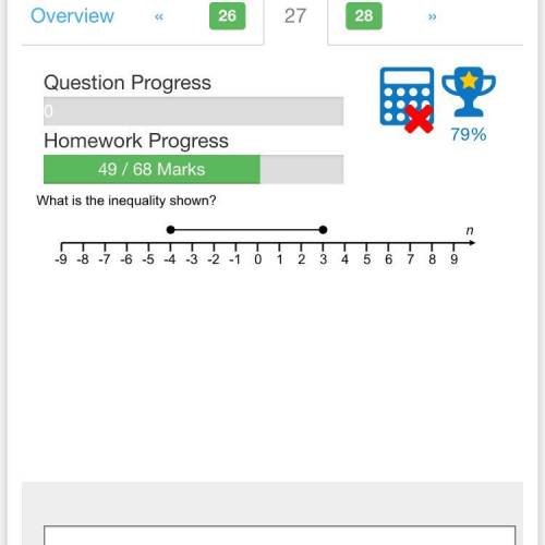 What is the inequality shown