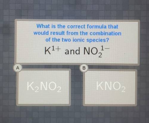 What is the correct formula that would result from the combination of the two ionic species?

I ad
