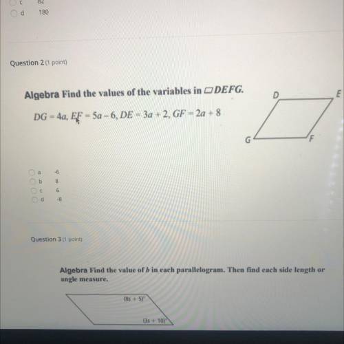 Please help me solve question 2 thank you !!