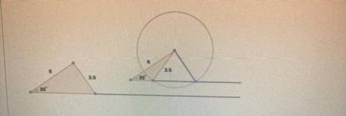 Explain how the diagram below shows that there is no single rigid motion transformation that maps a