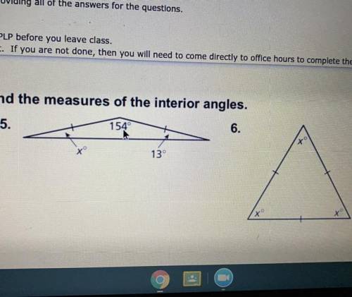 Find the measures of the exterior angles.