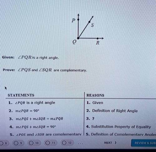 HELP ASAP what's the reason for statement 3, WILL GIVE BRAINLIEST