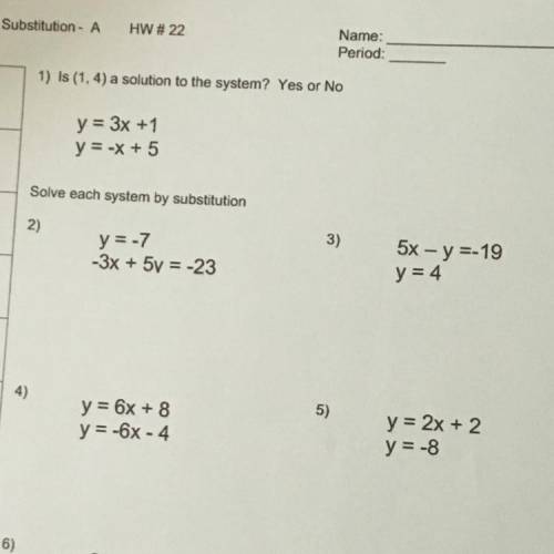 Help with these equations please!