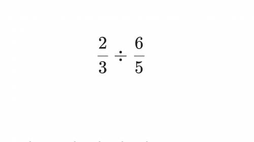 To find the quotient of two fractions, you first need to rewrite the division problem as an equival