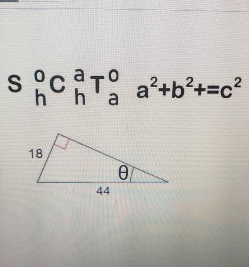 Pls help idk how to do this''solve for the angle with Trig''Solve for 0