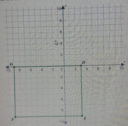 What is the area of square DEFG?Area=