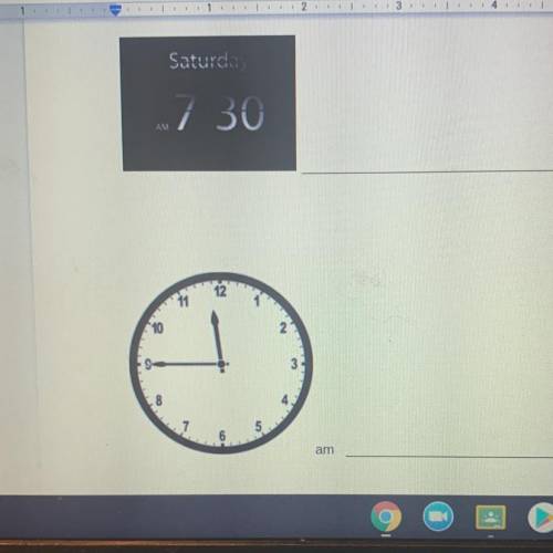 Look at the clock and tell me what time it is in Spanish right out your answer for example say: son