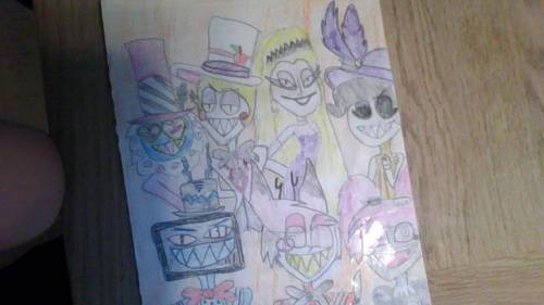 Aight for those of you who have seen Hazbin Hotel, what do you think of this drawing? Itś for art c