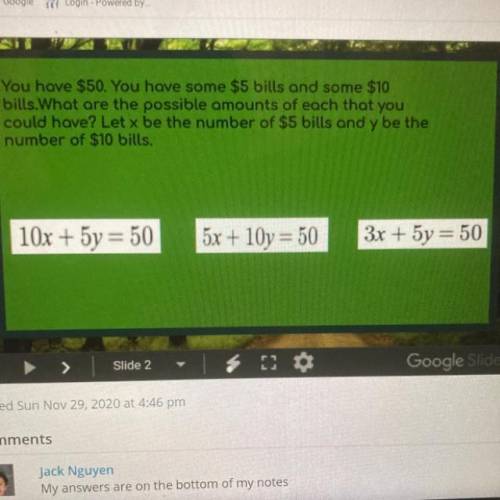 Help me out guys for math class