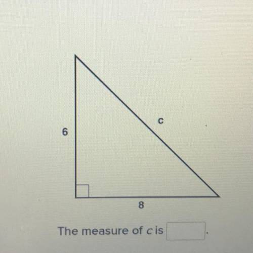 The measure of C is ?