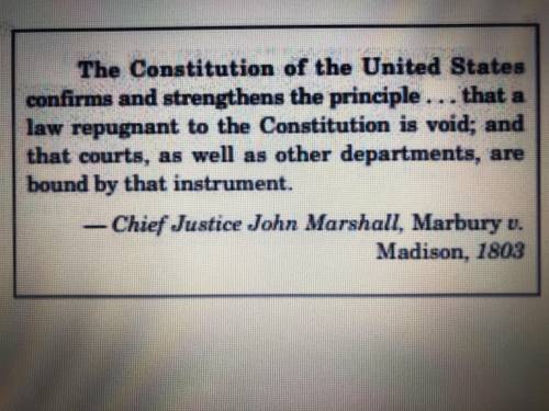 The U.S. supreme court case excerpted above established the principle of...

A) federalism 
B) pop