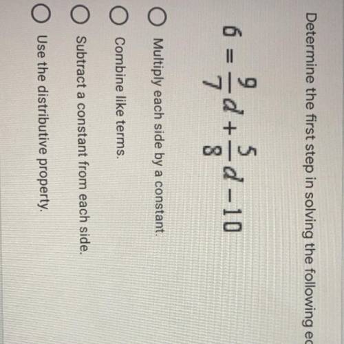 Determine the following equation pls help