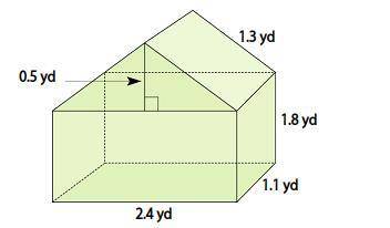 Find the surface area and volume of the composite figure/prism.
For my math final so