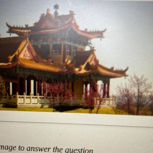 This image signifies which of the following influences?

A. architectural legacy of Tang and Song