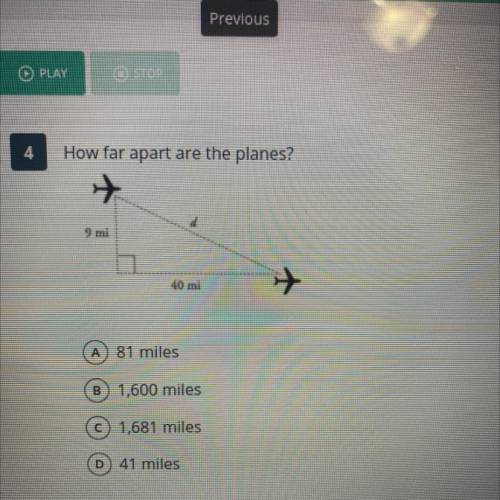 How far apart are the planes?