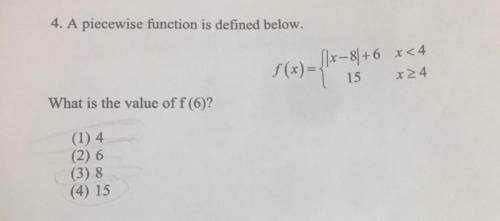 Piecewise function is defined below