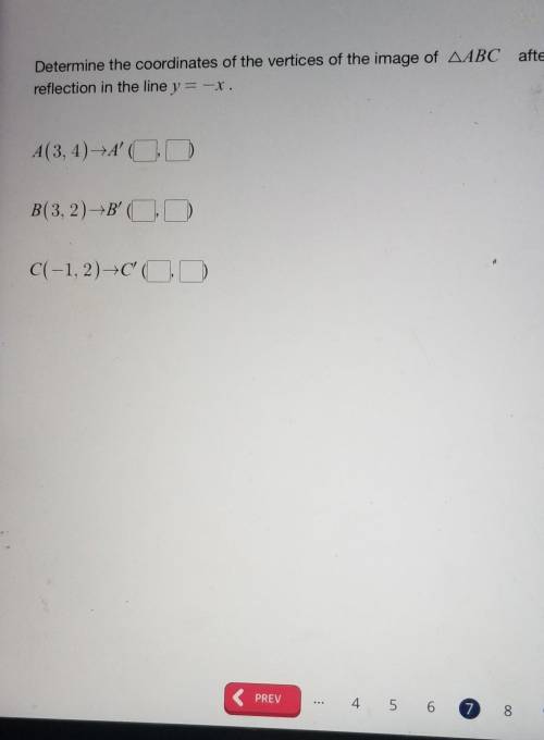 Determine the coordinates