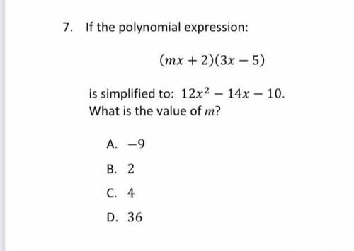 Explain it too and what specific polynomial subject.