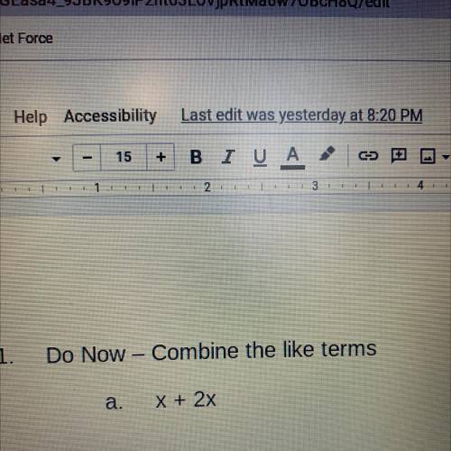 What is 3a + 6 + 5a - 2