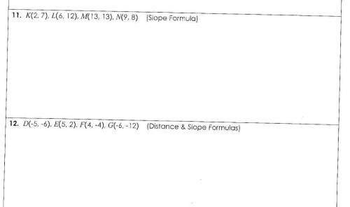 Determine whether the quadrilateral is a parallelogram using the indicated method