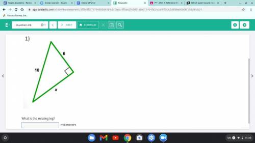 Consider the right triangle below!