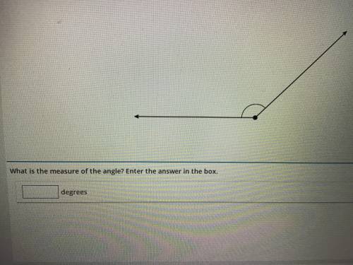 What is the measure of the angle?