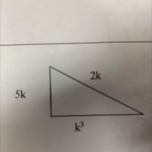 Find the area of the triangle.