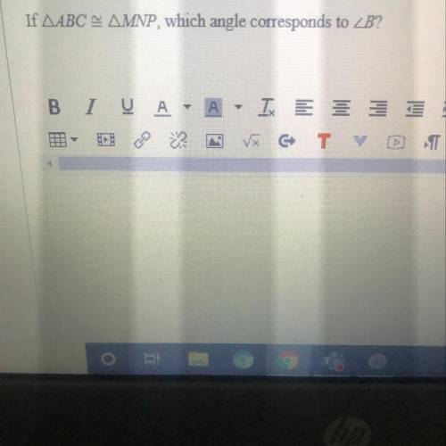 HELP ME PLZ 
If AABC – AMNP, which angle corresponds to ZB?