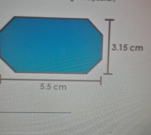 The scale drawing of a pool is shown. The scale is 1 centimeter to 5 feet. 100 What is the actual l