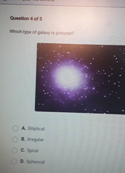 What type of galaxy is picture??