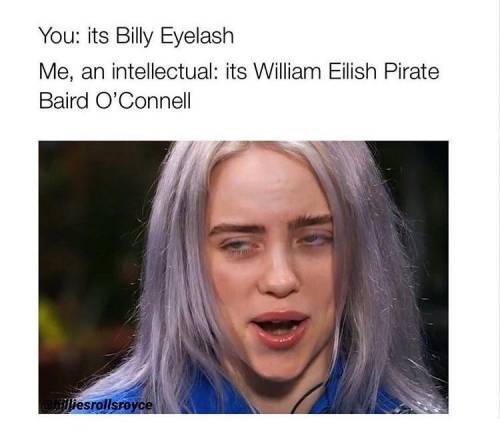 Here are some Billie Eilish memes
