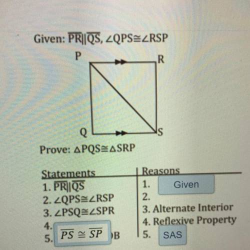 Geometry Proofs
Would the second reason be Given or Def. Segment Bisector
