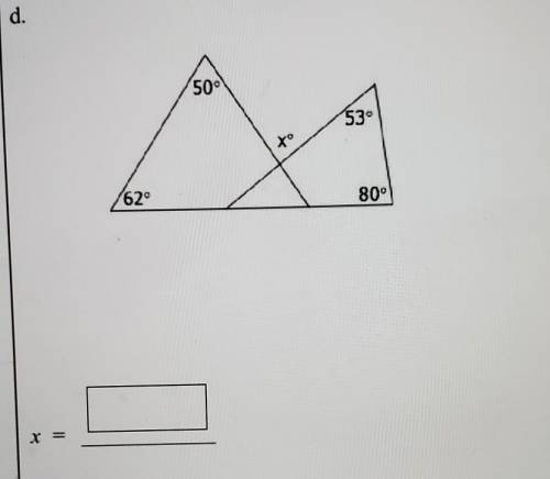 How would I solve for x?