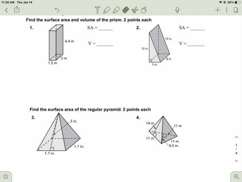 50 points! Please help on these problems