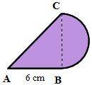 Find the area and perimeter of the shaded regions below. Give your answer as a completely simplifie