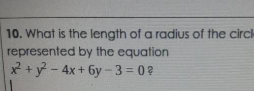 Why is the radius 4?