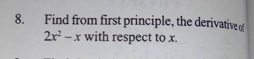 Help !!!See question in image.Please show workings .