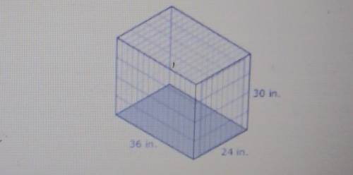 What is the area in square inches of the shaded floor of the dog crate?