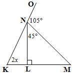 Find the value of x, the picture is bellow