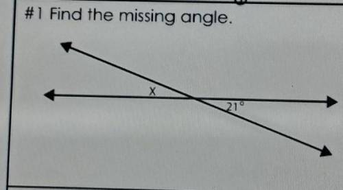 Find the missing angle.