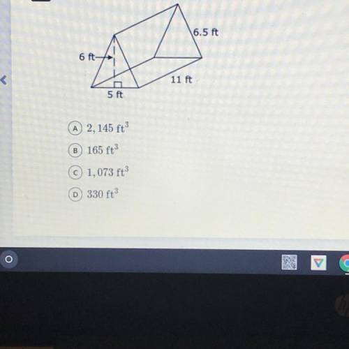 What’s the volume of this triangular right prism?